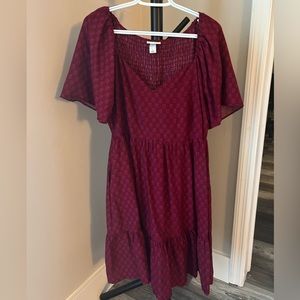 Ava & Viv V Neck Dress Size 1X